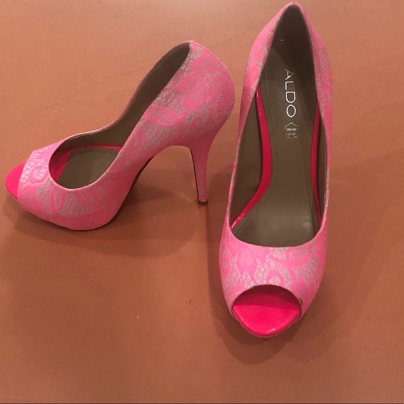 Aldo Neon Pink Heels | Original | Unworn - Picture 3 of 7